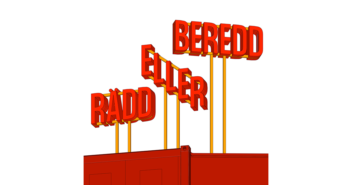 Logotypen för Rädd eller beredd